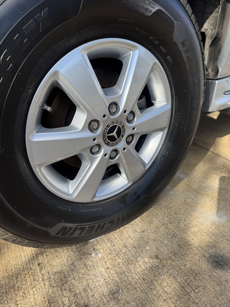 Find a Mobile Motorcycle Wash Near Me in Ocala This Riding Season 3 close-up of chain and wheel cleaning during a mobile motorcycle wash